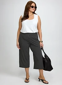 Square Neck Cami & Polka Dot Capris