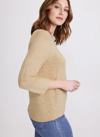 Open Knit Sweater