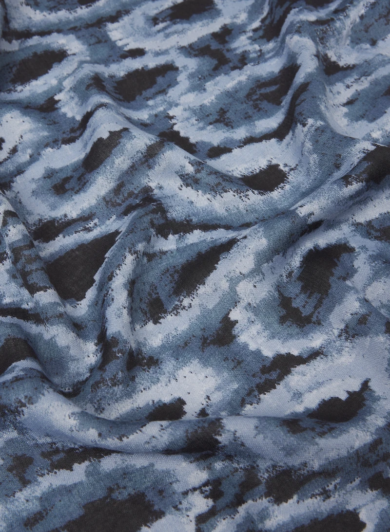 Foulard à motif ovale