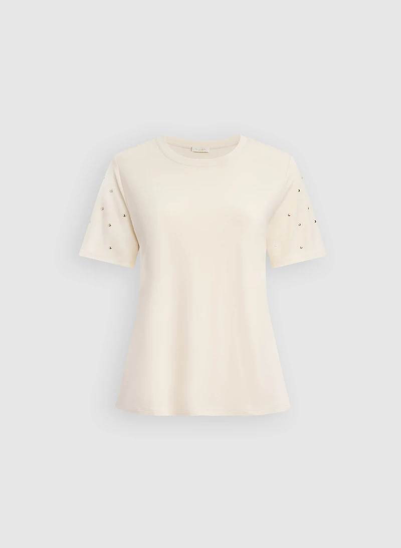 Stud Detail T-Shirt