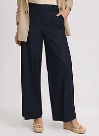 Olivia Linen-Blend Wide-Leg Pants