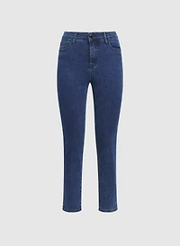 Rhinestone Embellished Jeans