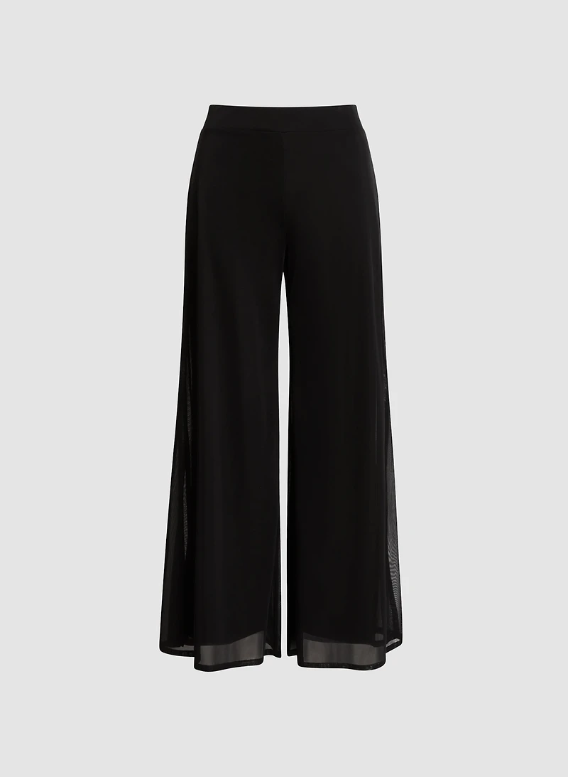 Pantalon Olivia large en chiffon