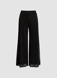 Pantalon Olivia large en chiffon
