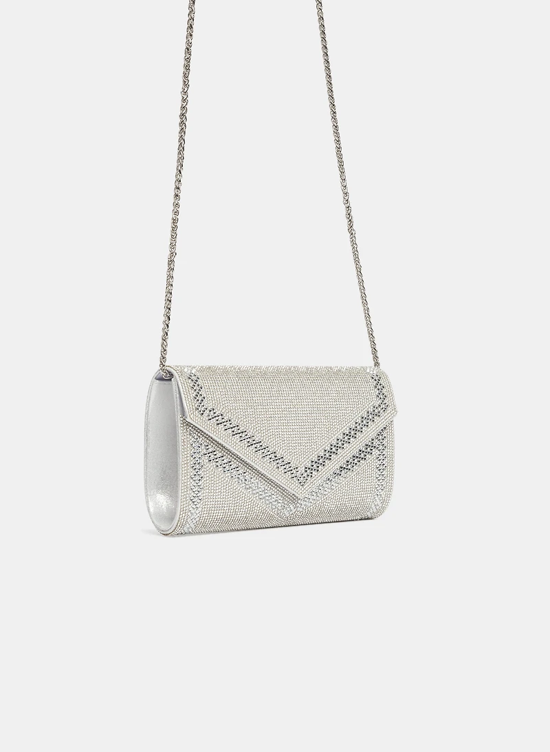 Crystal Envelope Clutch