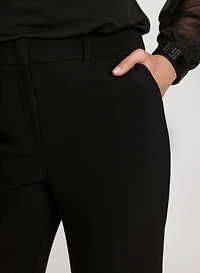 Pantalon à jambe semi-évasée