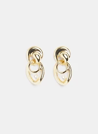 Boucles d'oreilles pendantes à insertion de perle
