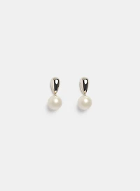 Boucles d'oreille à goutte d'eau et perle