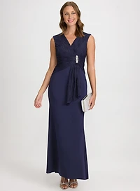 Special Occasion Sleeveless V-Neck