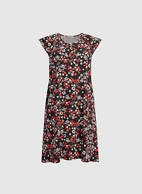 Floral & Heart Print Nightgown