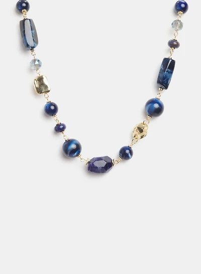Collier à billes mixtes