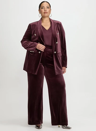 Velvet Jacket & Pull-On Velvet Pants