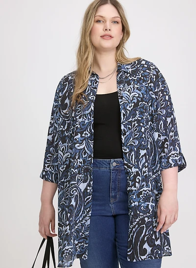 Paisley Tunic Blouse