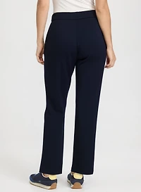 Pull-On Straight-Leg Pants