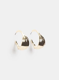 Wide Hoop Earrings