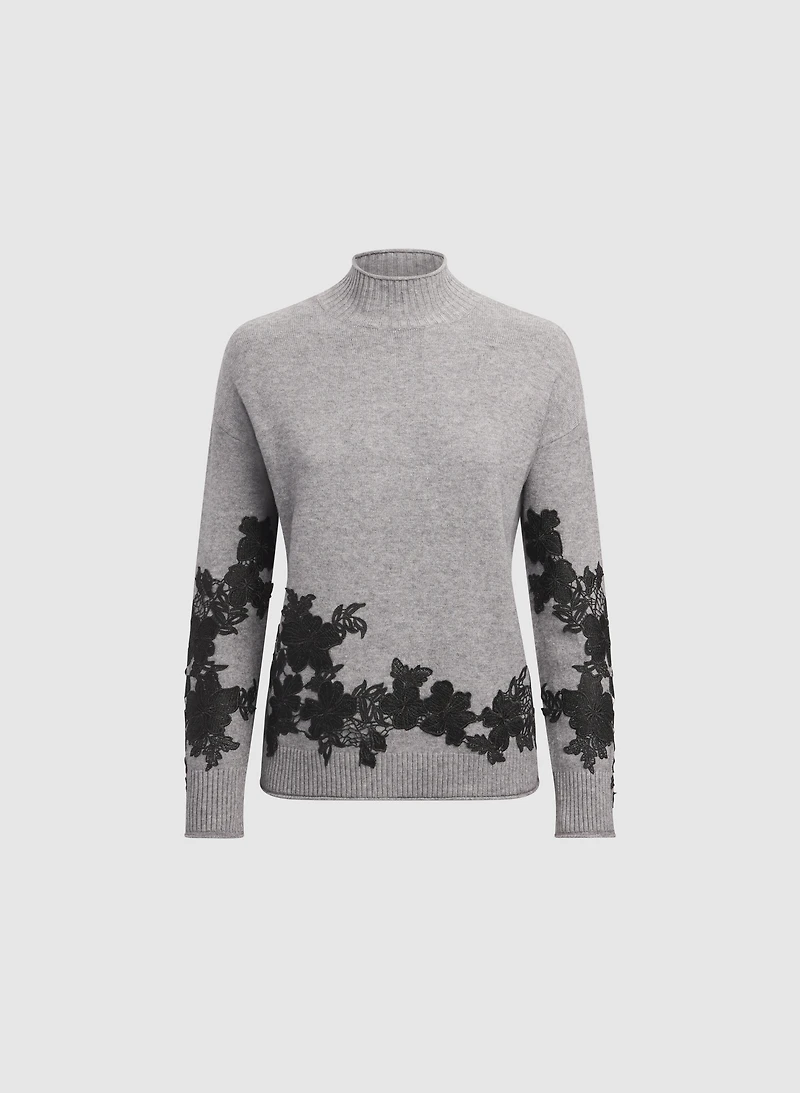 Embroidered Detail Pullover