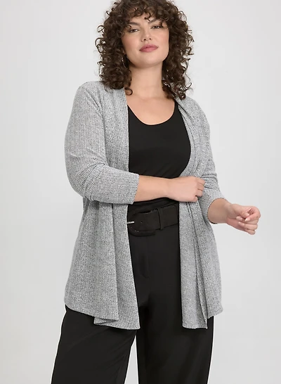 Marled Knit Cardigan