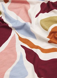 V-Neck Printed Top
