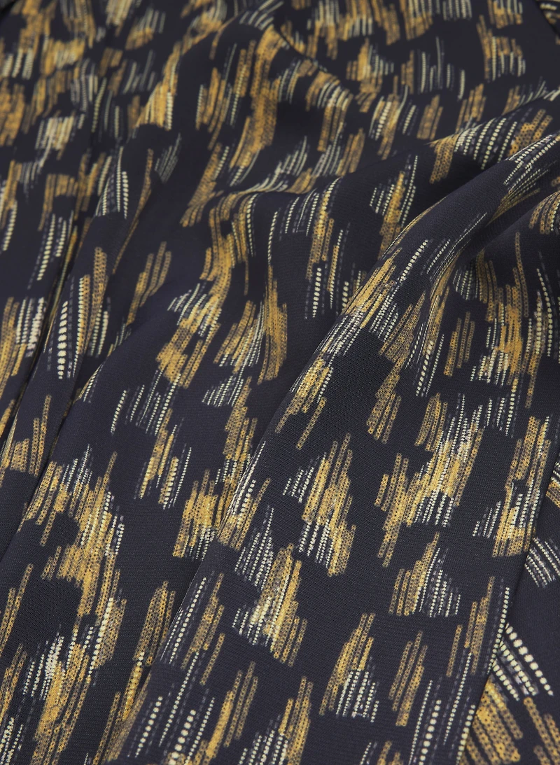 Abstract Print Blouse