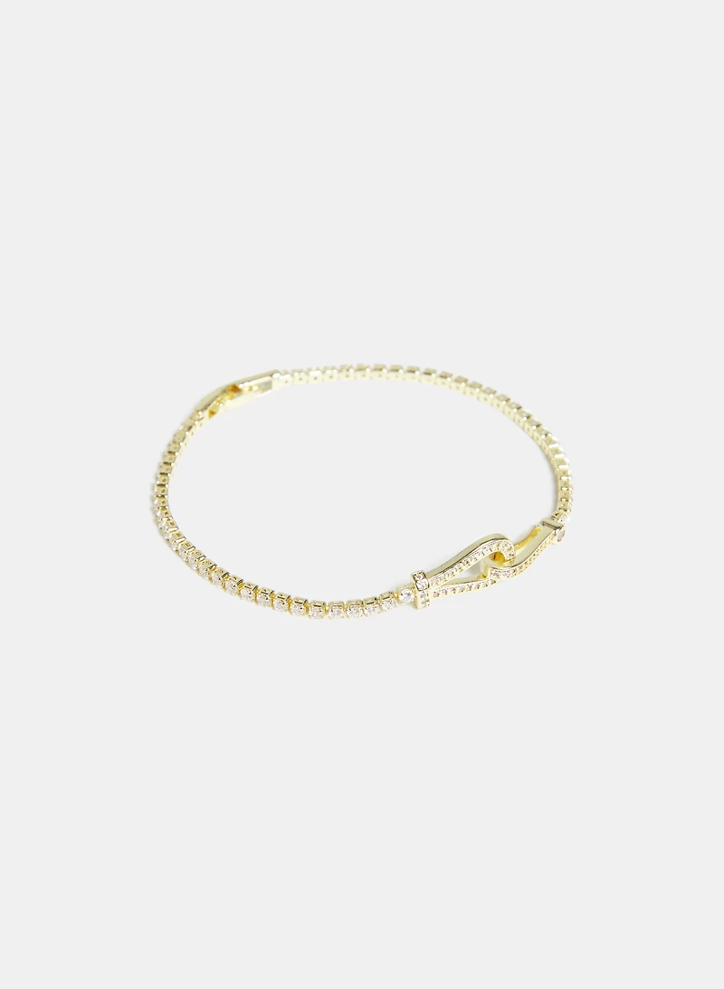 Bracelet de tennis à maillons