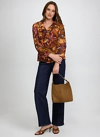 Blouse à motif floral