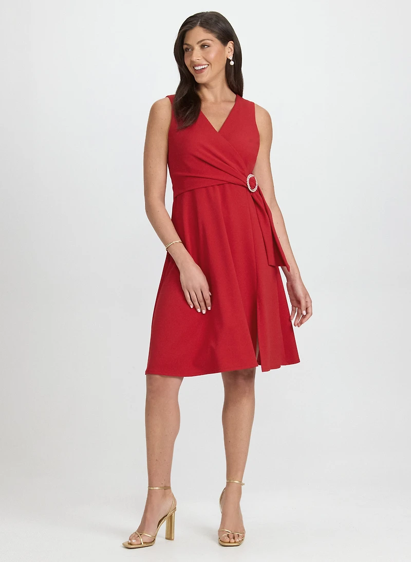 Robe à broche de cristal