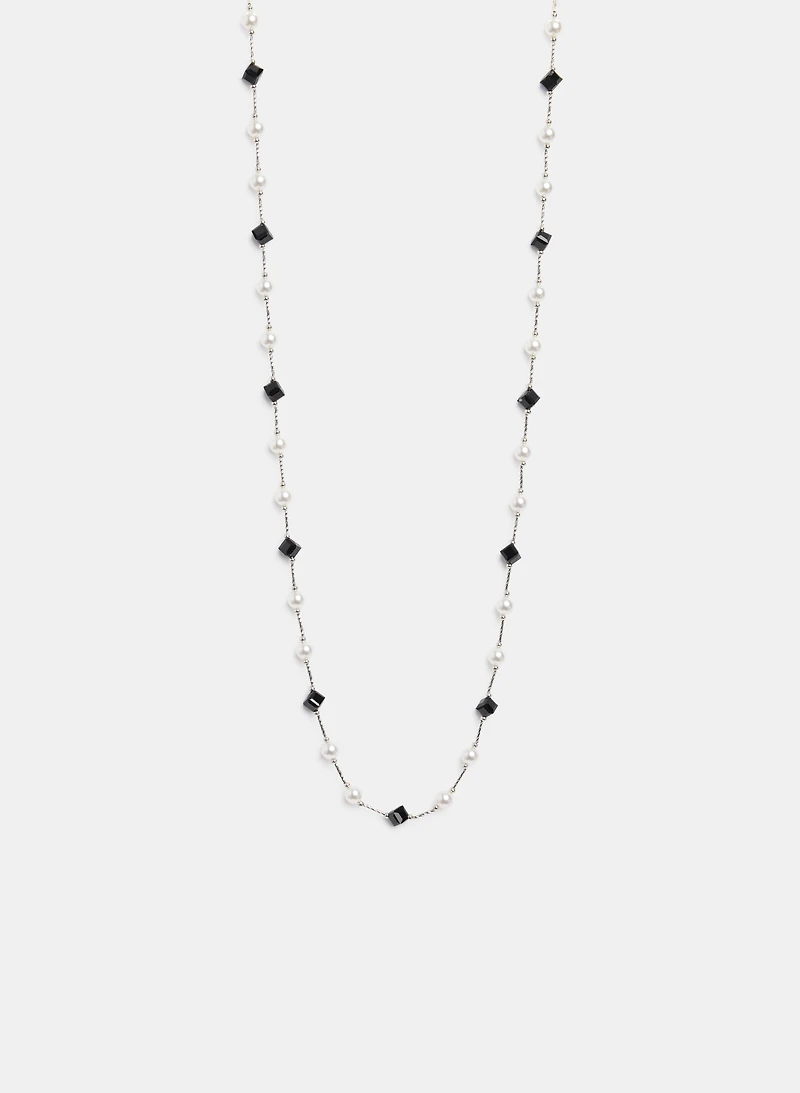 Pearl & Stone Necklace
