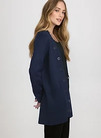 Cardigan à œillets
