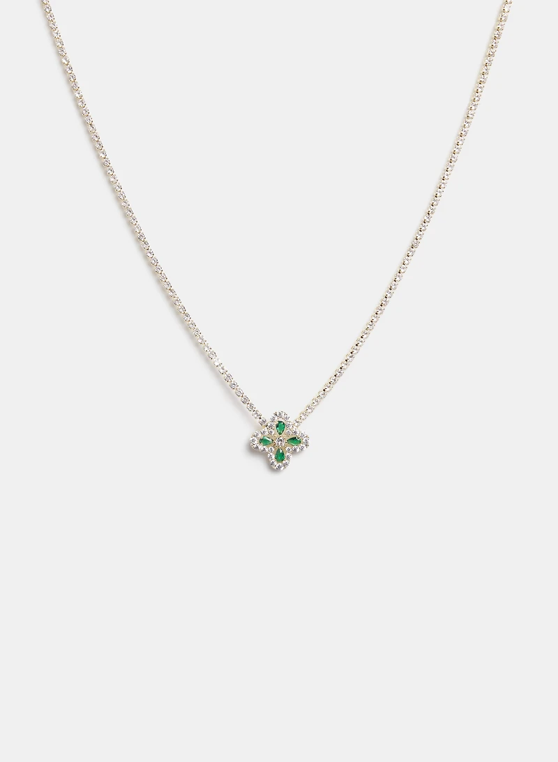 Floral Pendant Necklace