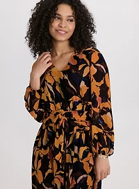 Floral Chiffon Dress