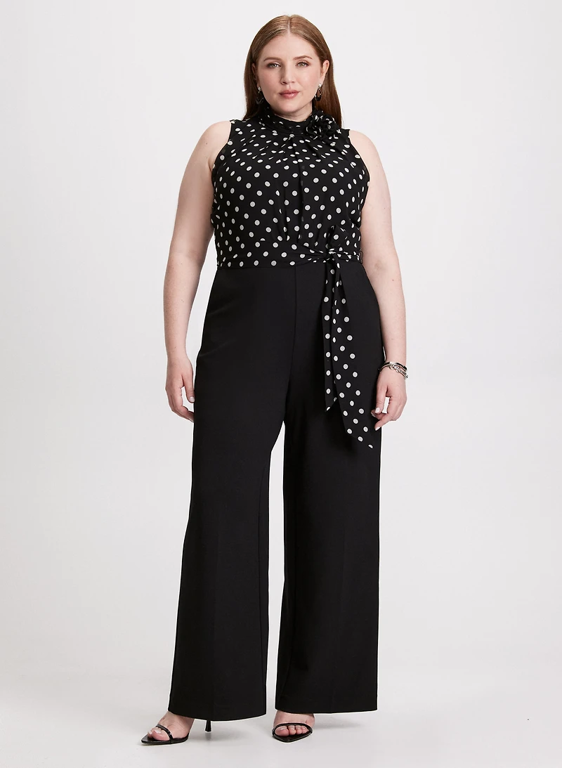 Combinaison sans manches à col montant