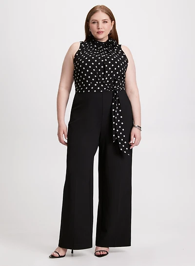 Combinaison sans manches à col montant