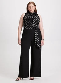 Combinaison sans manches à col montant