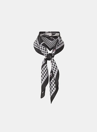 Foulard à motif mixte
