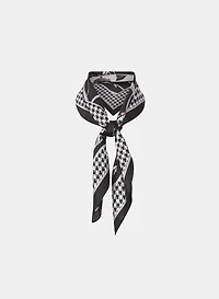Foulard à motif mixte