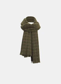 Foulard scintillant à petits carreaux 