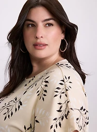 Floral Drop Shoulder Top