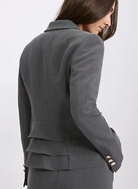 Blazer à arrière basque