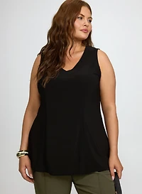 Peplum Hem Tank Top