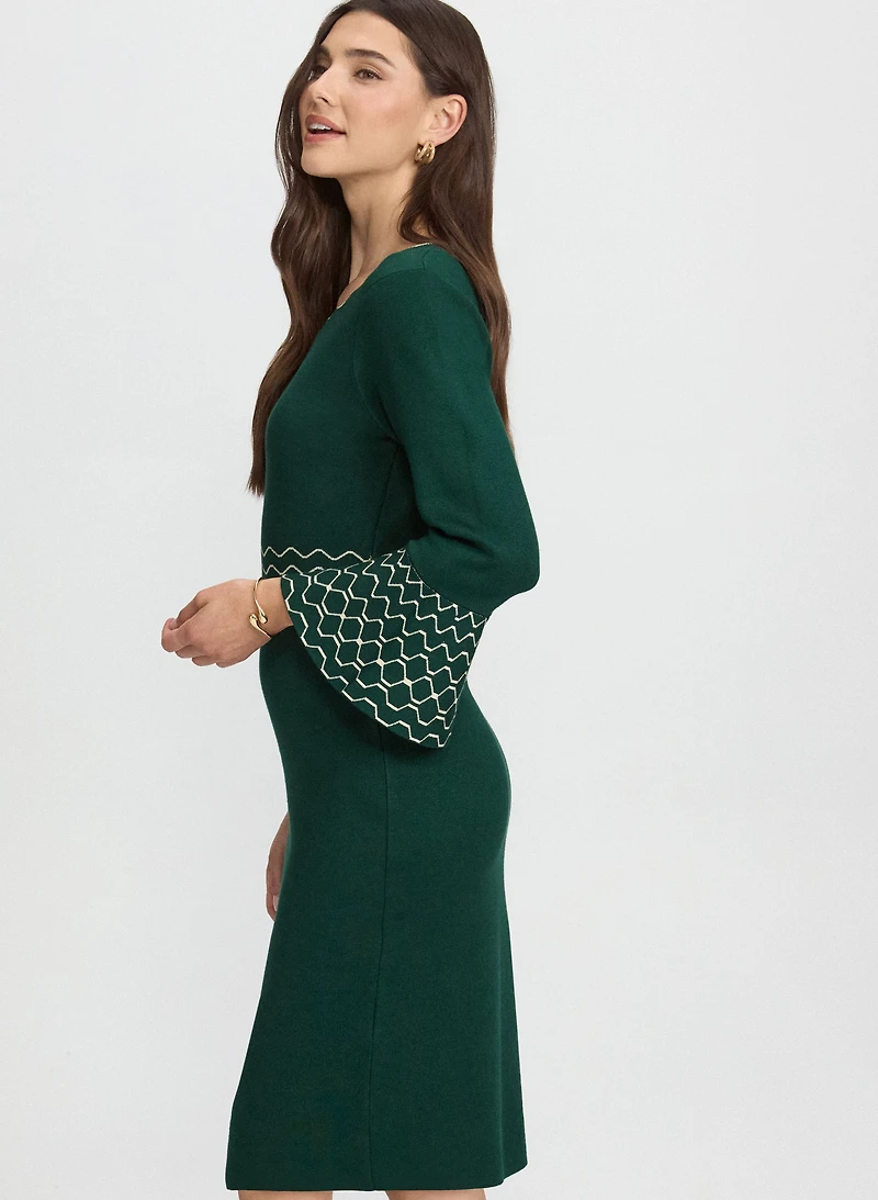 Scalloped Detail Dress