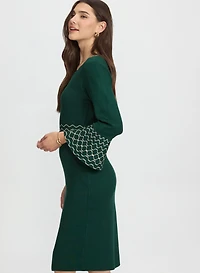 Scalloped Detail Dress