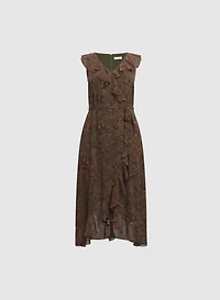 Printed Chiffon Dress