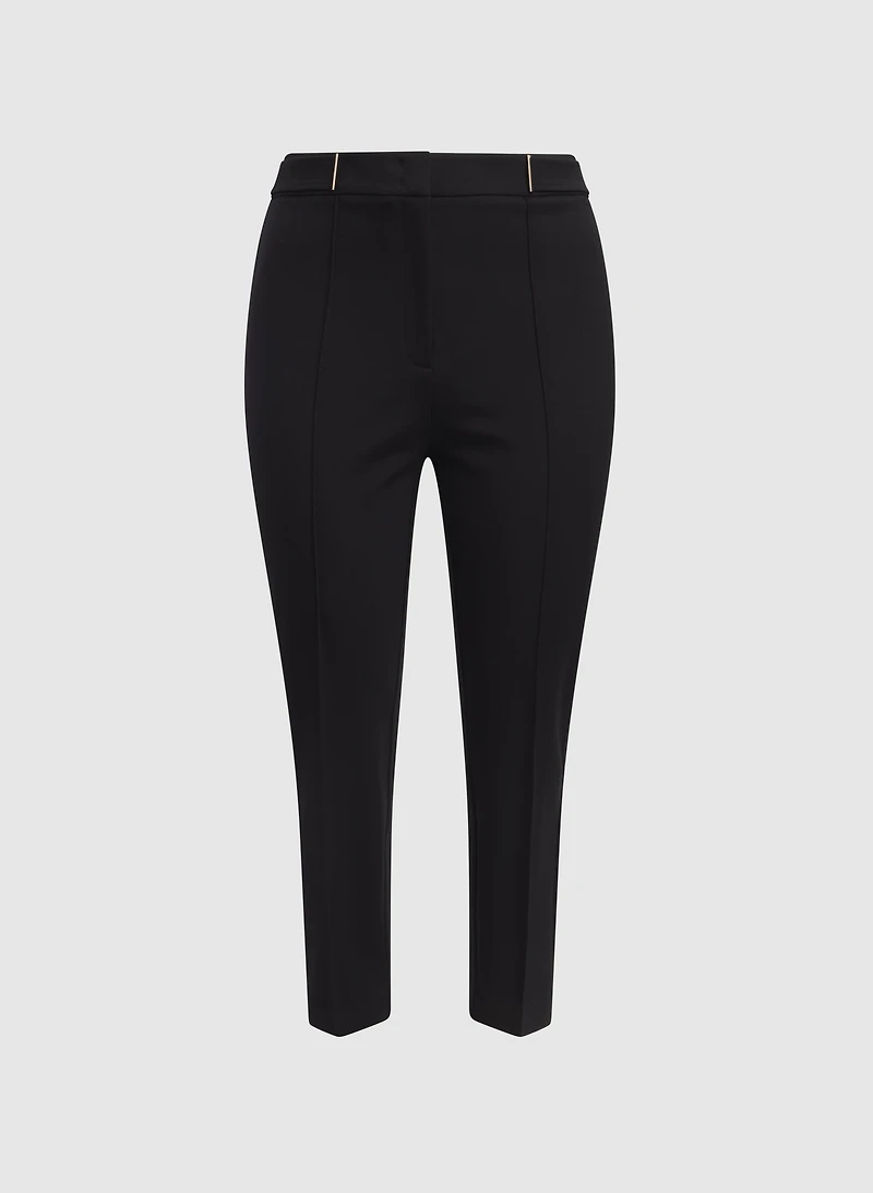 Emma Bar Trim Slim-Leg Pants