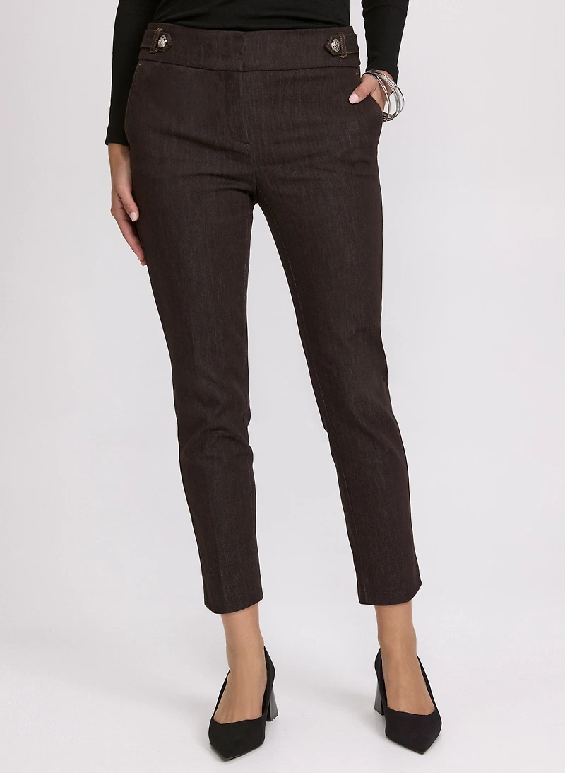 Pantalon Emma à jambe étroite
