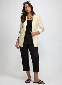 Linen-Blend & Slim-Leg Capris