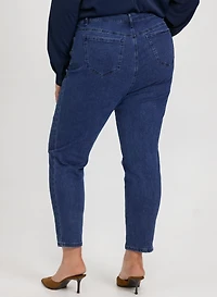 Tonal Stone Embellished Jeans