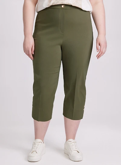 High-Rise Bengaline Capris
