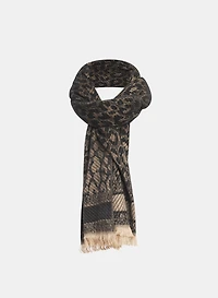 Reversible Animal Print Scarf