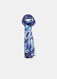 Foulard à motif de cœurs