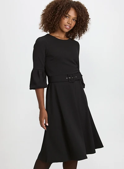 Belted Midi Dress